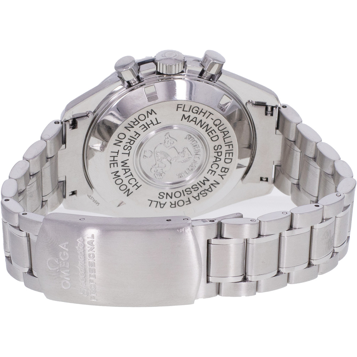 Montre d'occasion OMEGA Speedmaster Moonwatch homme mécanique bracelet acier - vue 3