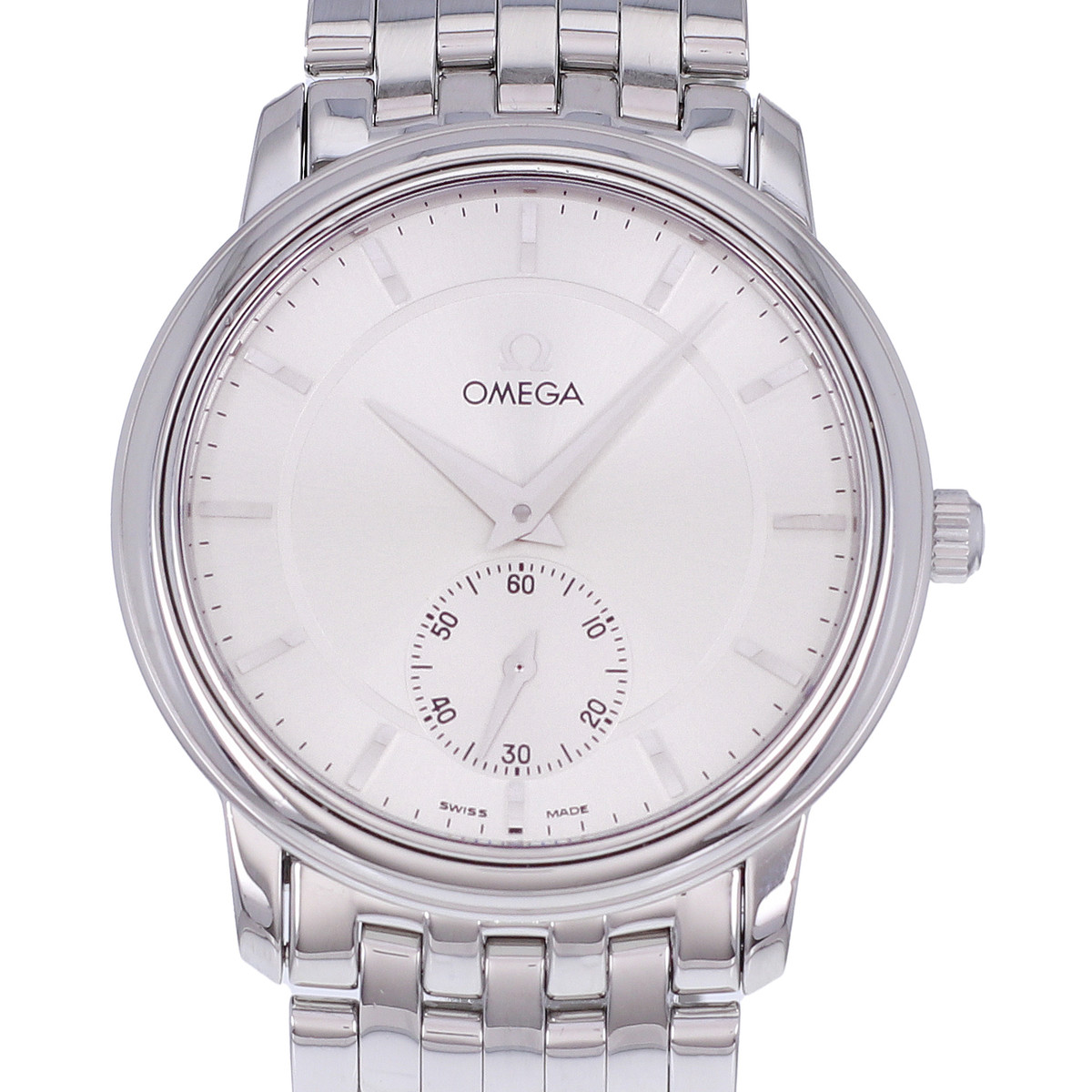 Montre d'occasion OMEGA De Ville Prestige homme automatique bracelet acier - vue D1