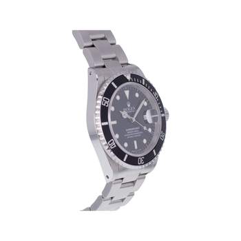 Montre d'occasion ROLEX Submariner Date homme mouvement automatique certifié (cosc) bracelet acier