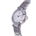 Montre d'occasion CARTIER Pasha C femme automatique bracelet acier - vue D2