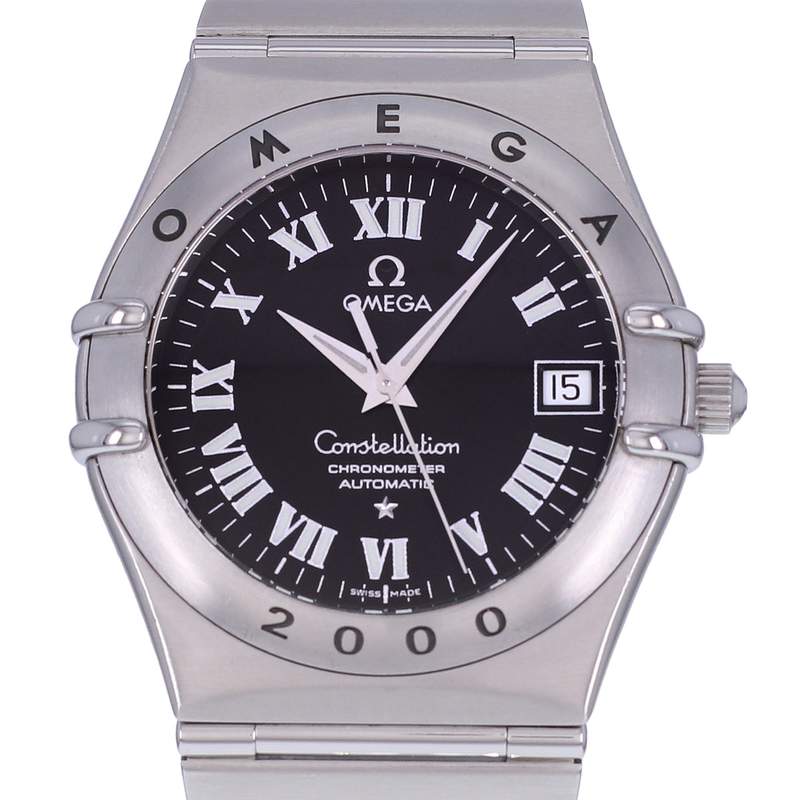 Montre d'occasion OMEGA Constellation Millenium homme automatique bracelet acier - vue D1