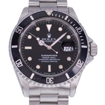 Montre d'occasion ROLEX Submariner Date homme automatique bracelet acier