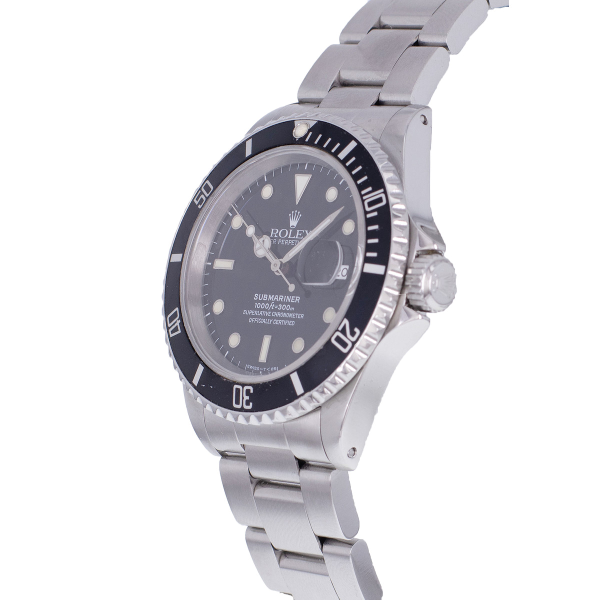 Montre d'occasion ROLEX Submariner Date homme automatique bracelet acier - vue D2