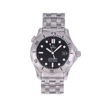 Montre d'occasion OMEGA Seamaster Diver 300 m Medium homme quartz bracelet acier