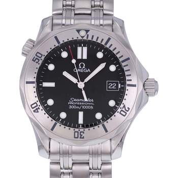 Montre d'occasion OMEGA Seamaster Diver 300 m Medium homme quartz bracelet acier