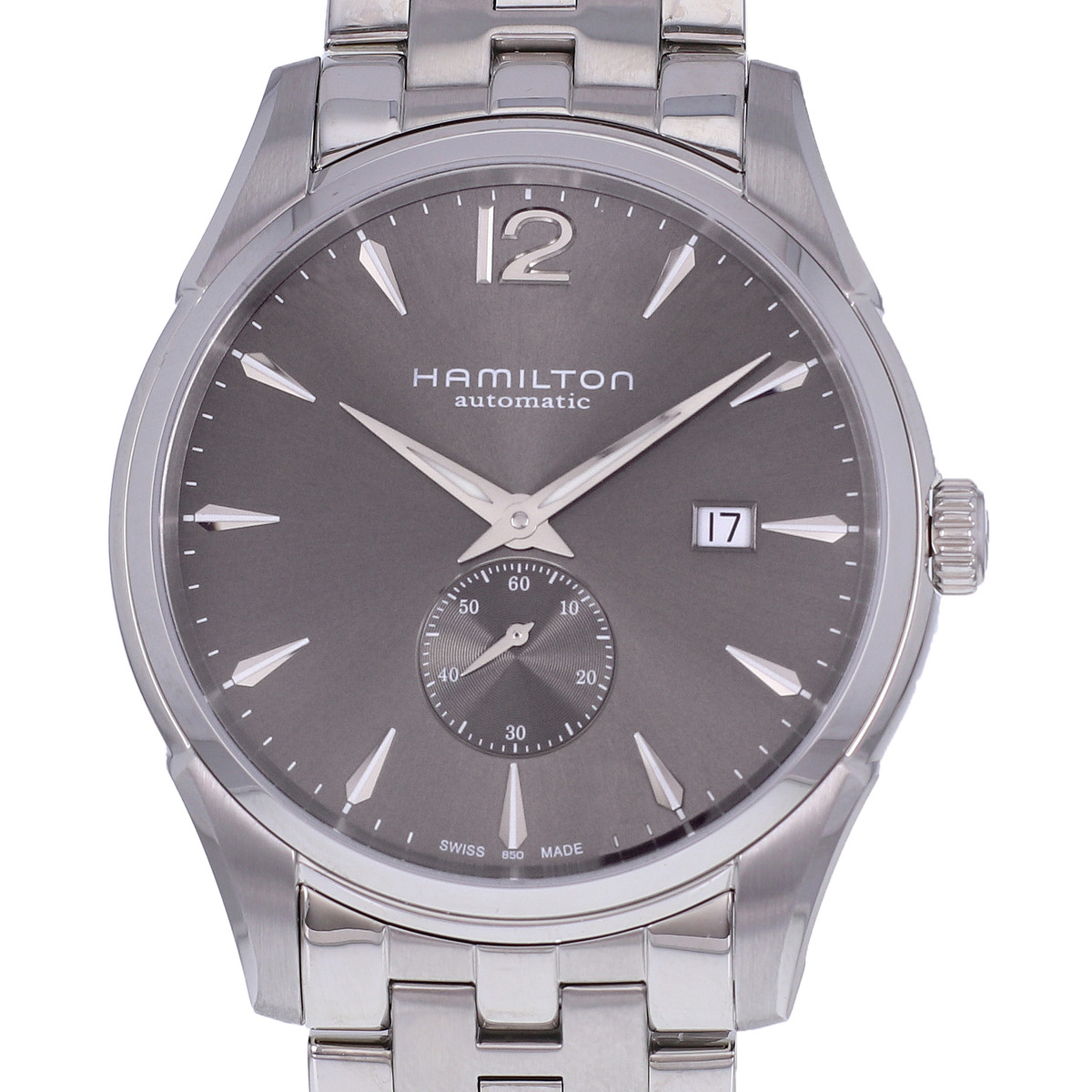 Montre d'occasion HAMILTON Jazzmaster Small Second homme automatique bracelet acier - vue D1