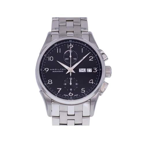 Montre d'occasion HAMILTON Jazzmaster Maestro Chronographe homme automatique bracelet acier