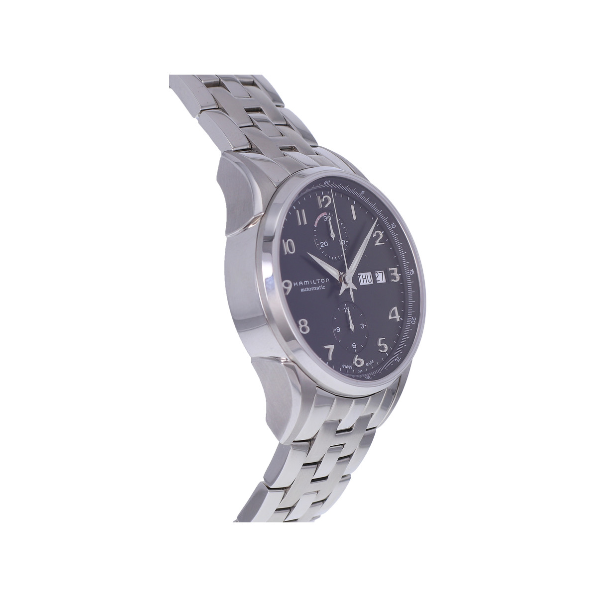 Montre d'occasion HAMILTON Jazzmaster Maestro Chronographe homme automatique bracelet acier - vue 2