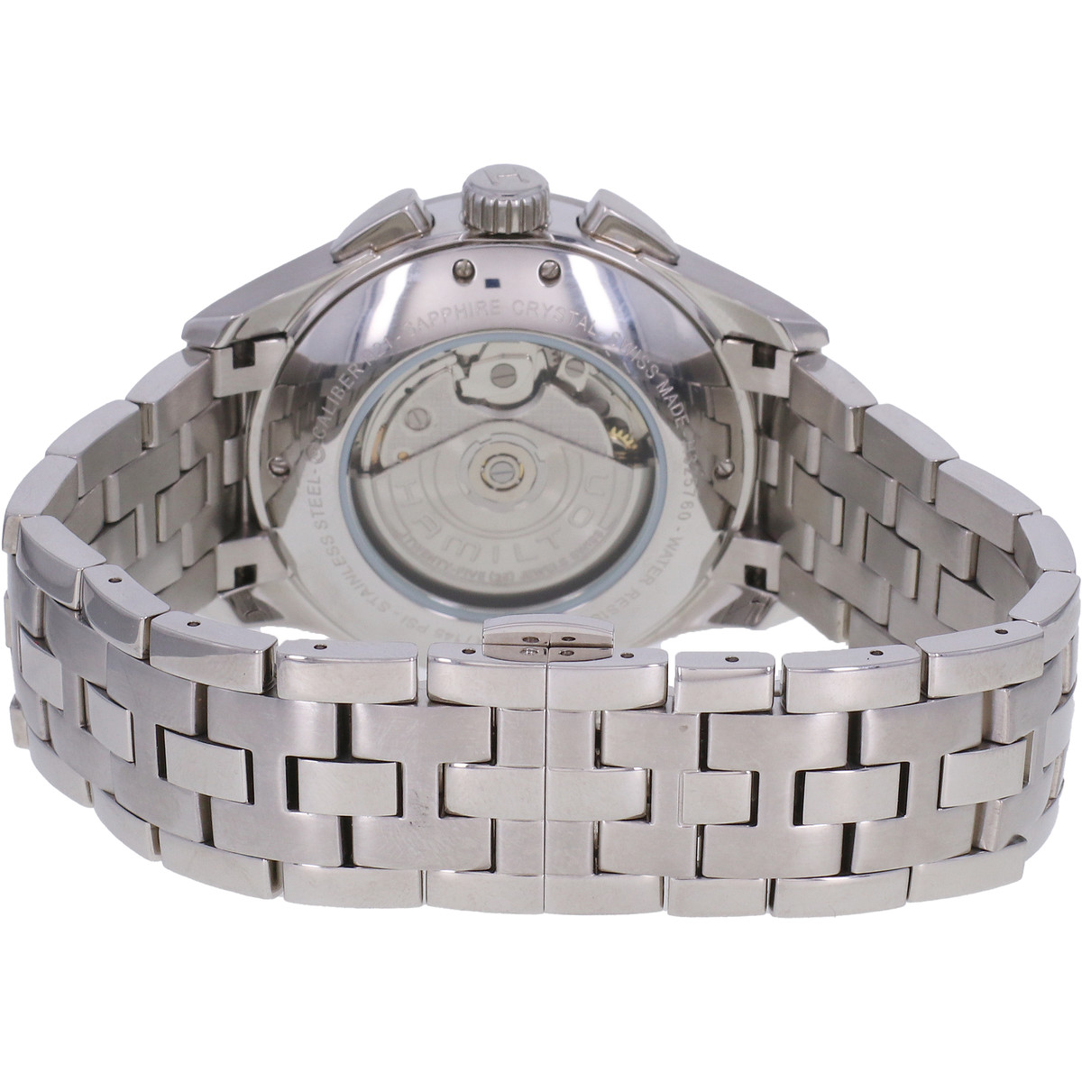 Montre d'occasion HAMILTON Jazzmaster Maestro Chronographe homme automatique bracelet acier - vue 3