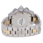 Montre d'occasion CARTIER Roadster homme automatique bracelet or jaune 750/000 et acier - vue 3