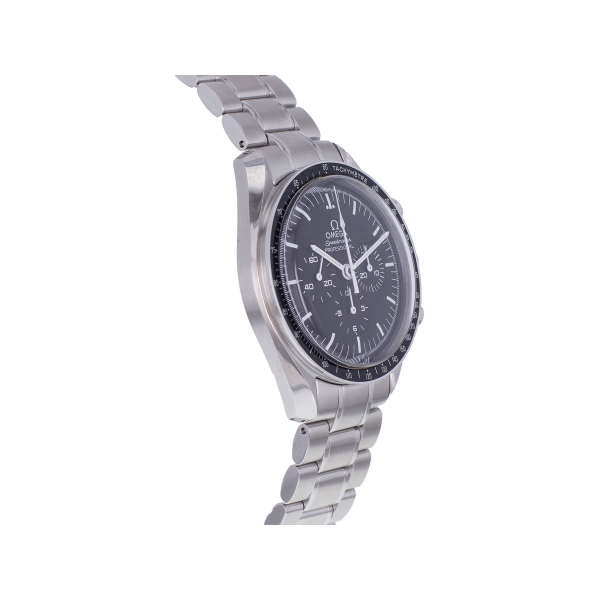 Montre d'occasion OMEGA Speedmaster Moonwatch homme mécanique bracelet acier - vue 2