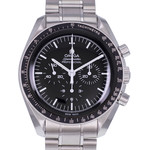 Montre d'occasion OMEGA Speedmaster Moonwatch homme mécanique bracelet acier - vue D1