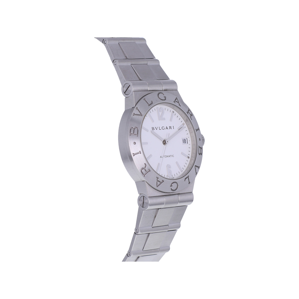 Montre d'occasion BULGARI Diagono mixte automatique bracelet acier - vue 2
