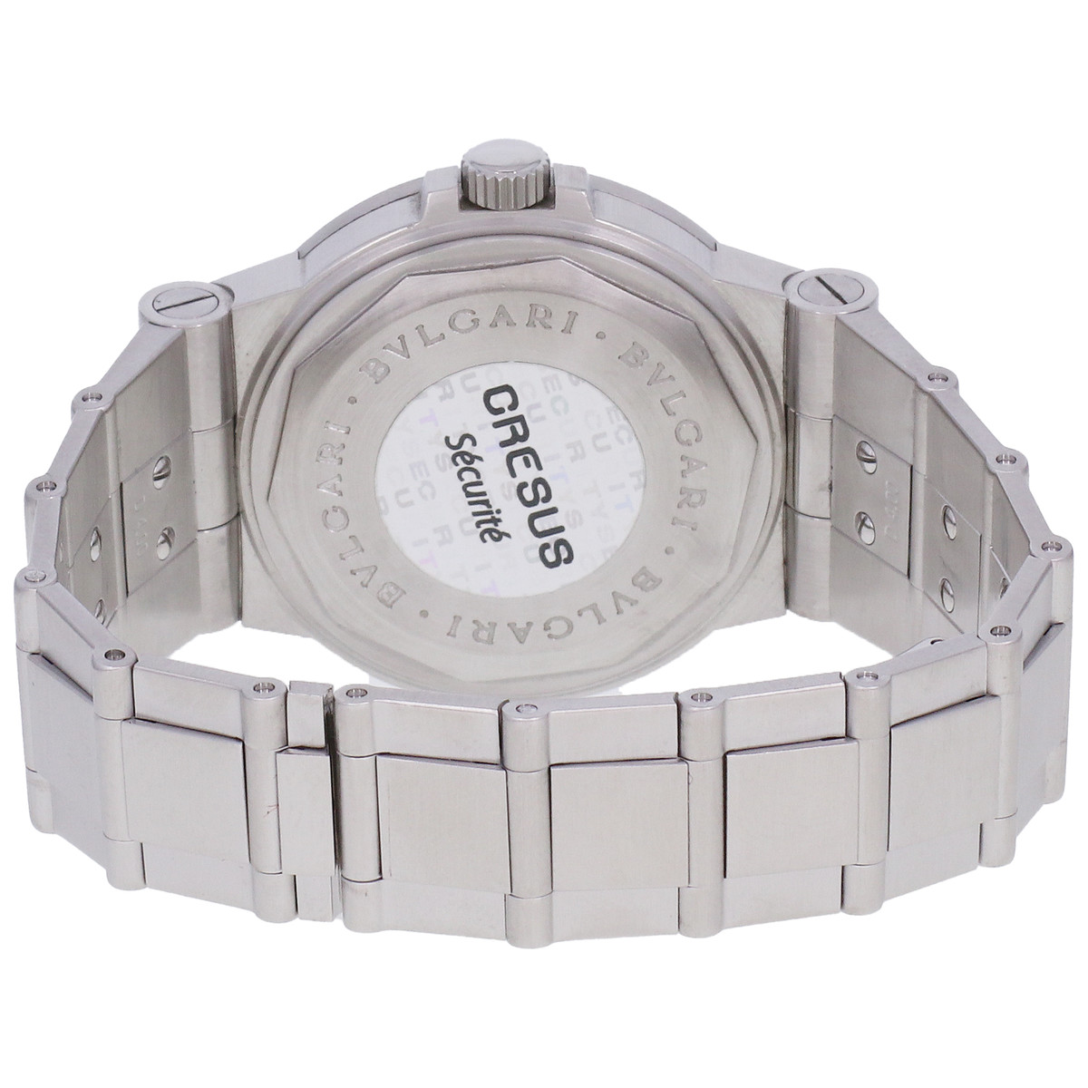 Montre d'occasion BULGARI Diagono mixte automatique bracelet acier - vue 3
