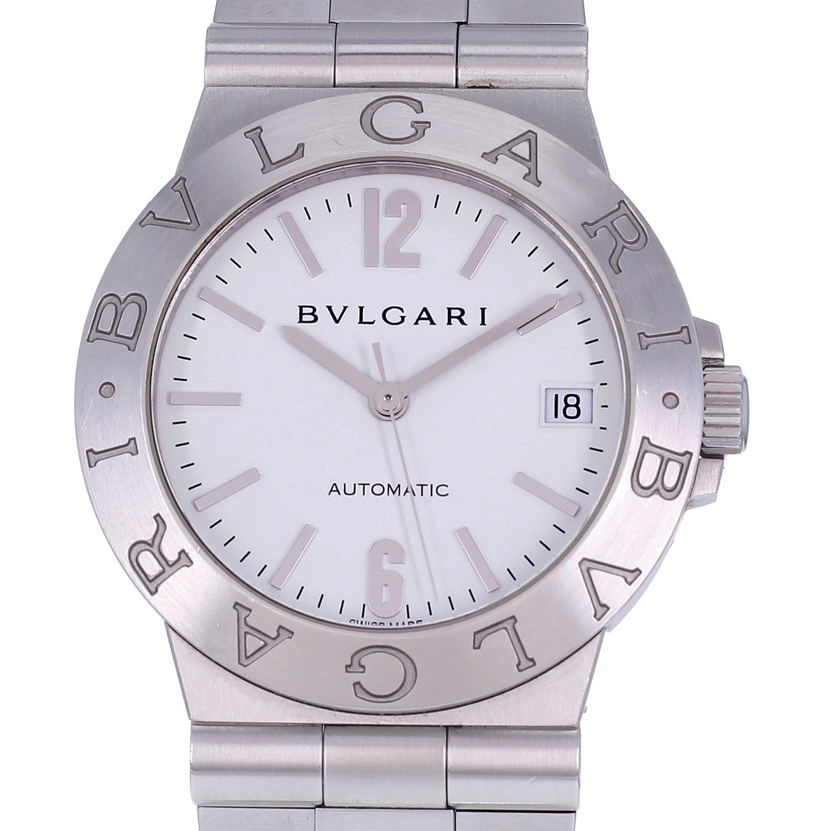 Montre d'occasion BULGARI Diagono mixte automatique bracelet acier - vue D1