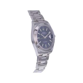Montre d'occasion ROLEX DateJust 41 homme mouvement automatique certifié (cosc) bracelet acier