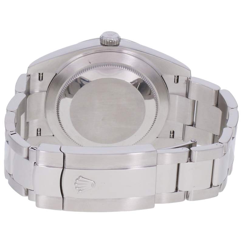 Montre d'occasion ROLEX DateJust 41 homme mouvement automatique certifié (cosc) bracelet acier - vue 3