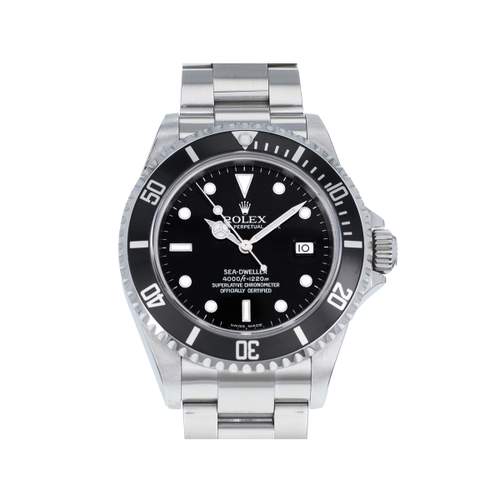 Montre d'occasion ROLEX Sea-Dweller 4000 homme mouvement automatique certifié (cosc) bracelet acier