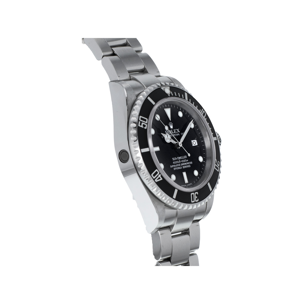 Montre d'occasion ROLEX Sea-Dweller 4000 homme mouvement automatique certifié (cosc) bracelet acier - vue 2