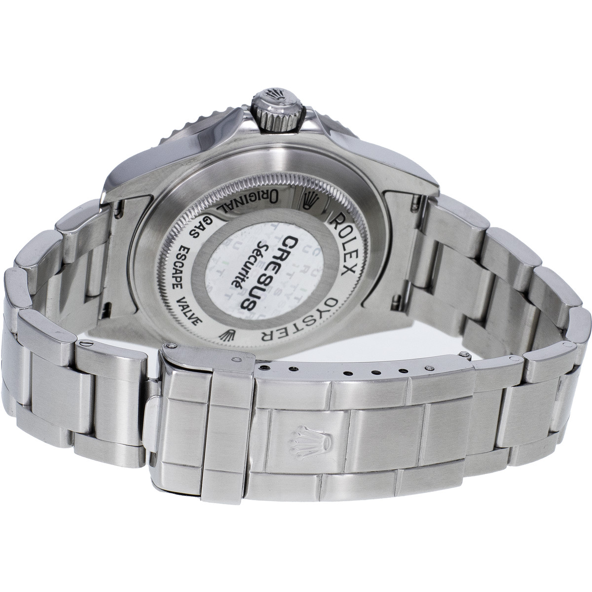 Montre d'occasion ROLEX Sea-Dweller 4000 homme mouvement automatique certifié (cosc) bracelet acier - vue 3