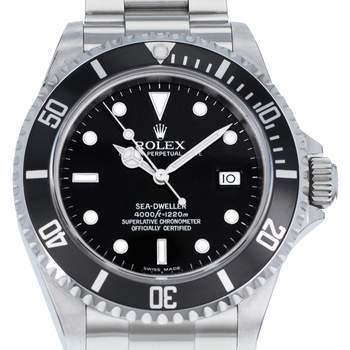 Montre d'occasion ROLEX Sea-Dweller 4000 homme mouvement automatique certifié (cosc) bracelet acier