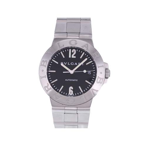 Montre d'occasion BULGARI Diagono mixte automatique bracelet acier