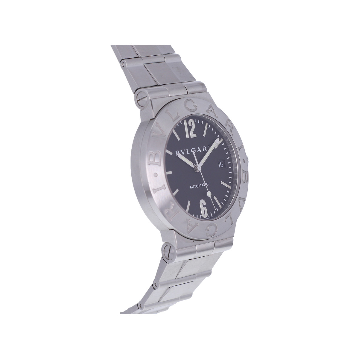 Montre d'occasion BULGARI Diagono mixte automatique bracelet acier - vue 2