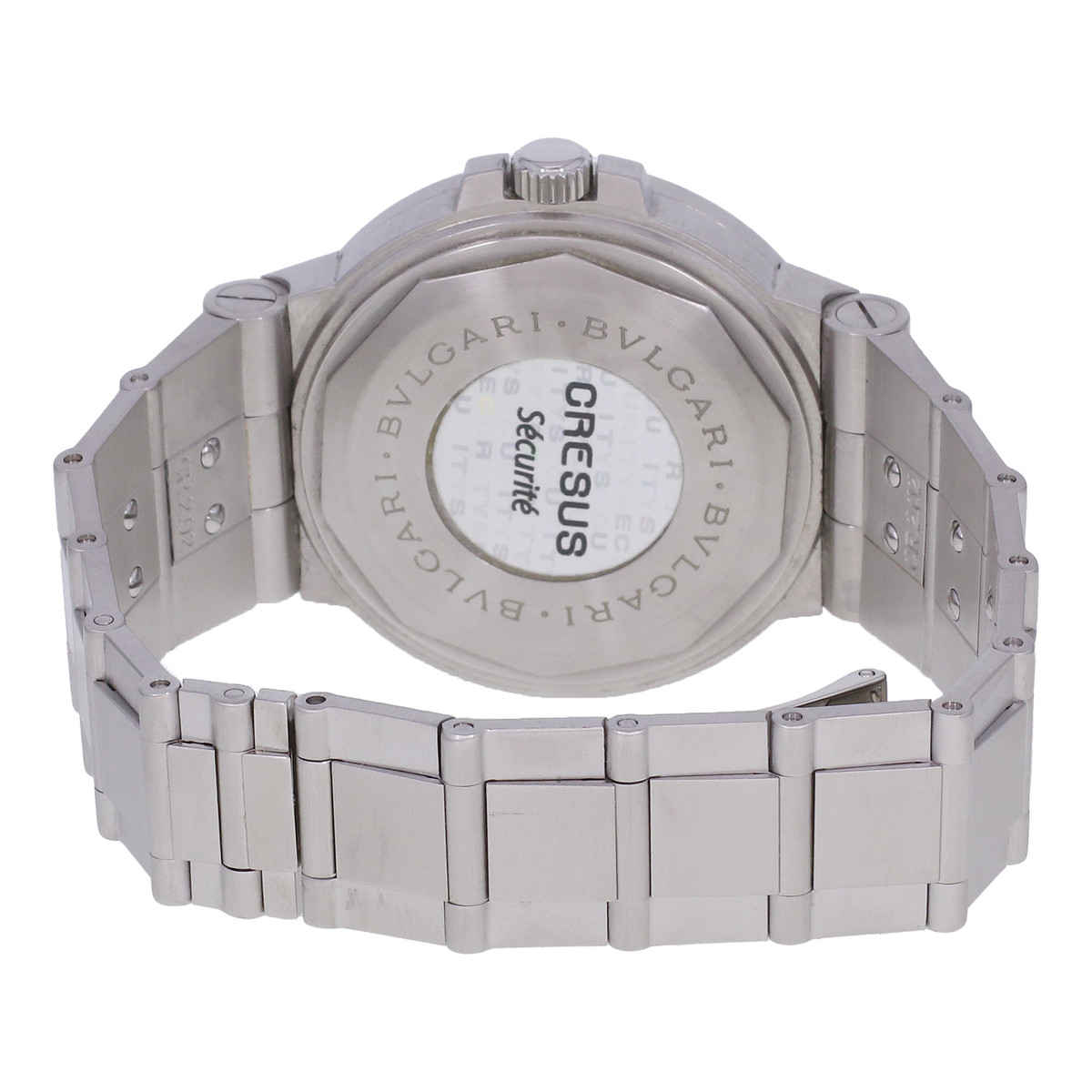Montre d'occasion BULGARI Diagono mixte automatique bracelet acier - vue 3