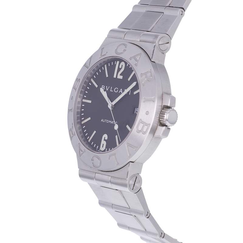 Montre d'occasion BULGARI Diagono mixte automatique bracelet acier - vue D2
