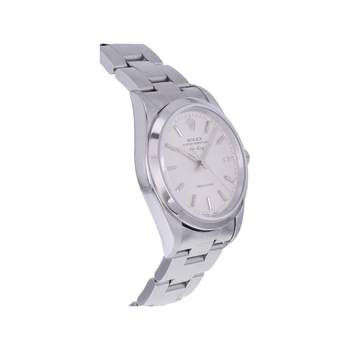 Montre d'occasion ROLEX Air King Precision mixte automatique bracelet acier
