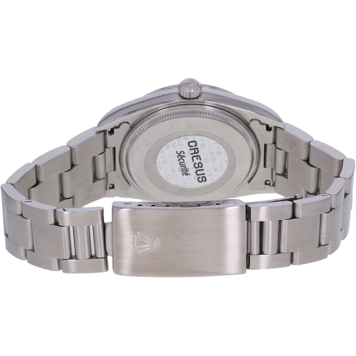 Montre d'occasion ROLEX Air King Precision mixte automatique bracelet acier - vue 3