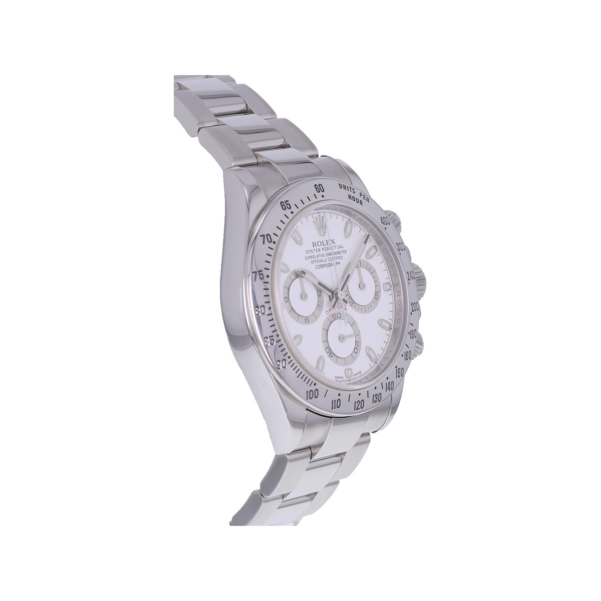 Montre d'occasion ROLEX Cosmograph Daytona APH homme mouvement automatique certifié (cosc) bracelet acier - vue 2