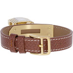 Montre d'occasion HERMES Kelly Lock femme quartz bracelet cuir cresus - vue 3