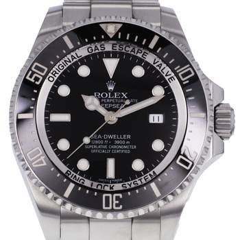 Montre d'occasion ROLEX Sea-Dweller DeepSea homme mouvement automatique certifié (cosc) bracelet acier