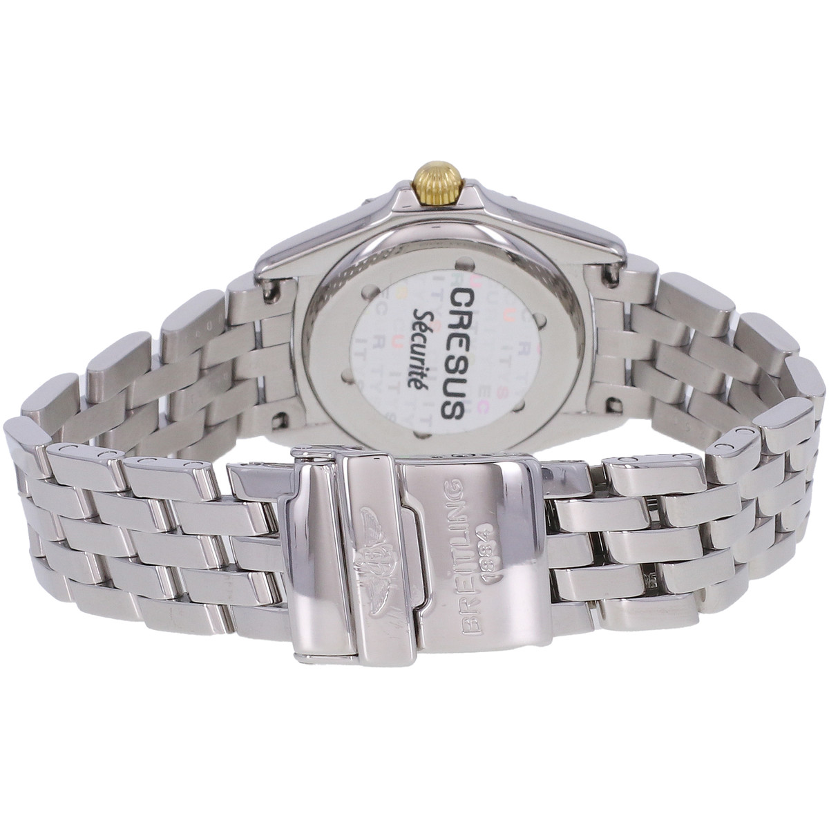 Montre d'occasion BREITLING Callistino femme quartz bracelet acier - vue 3