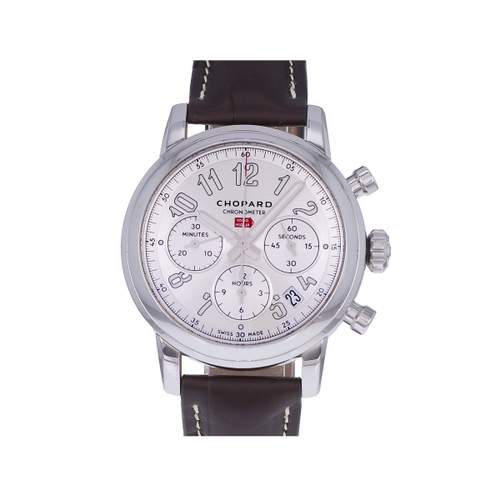 Montre d'occasion CHOPARD Mille Miglia Chronographe homme automatique bracelet cuir cresus