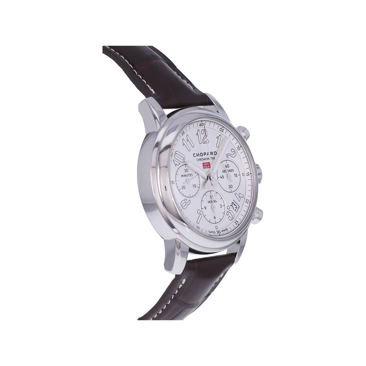 Montre d'occasion CHOPARD Mille Miglia Chronographe homme automatique bracelet cuir cresus - vue 2