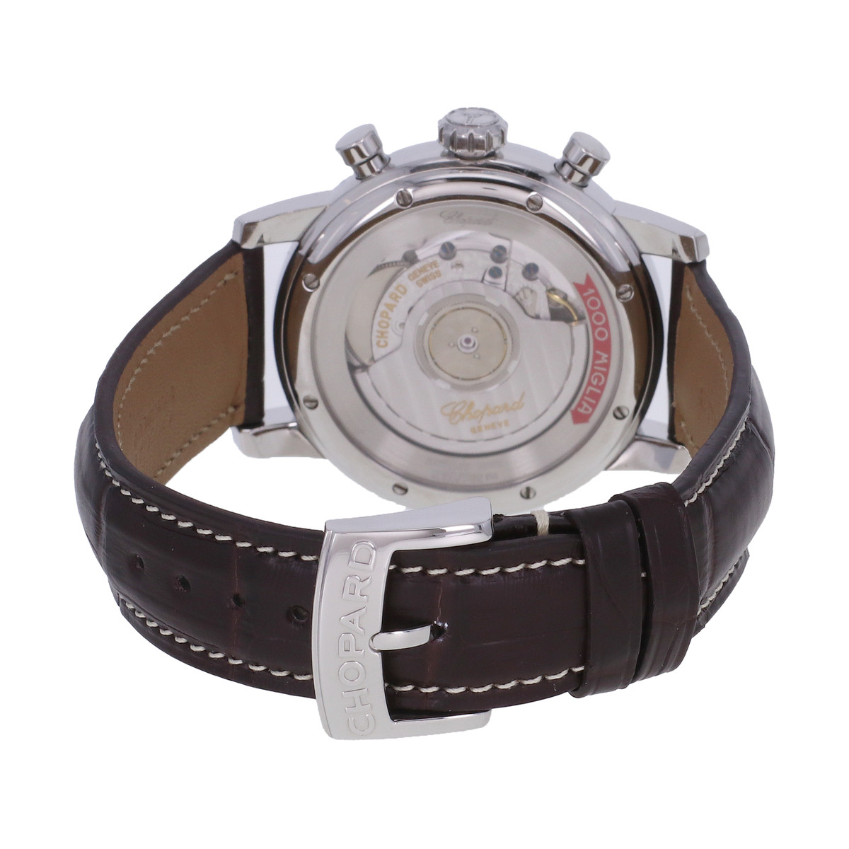 Montre d'occasion CHOPARD Mille Miglia Chronographe homme automatique bracelet cuir cresus - vue 3