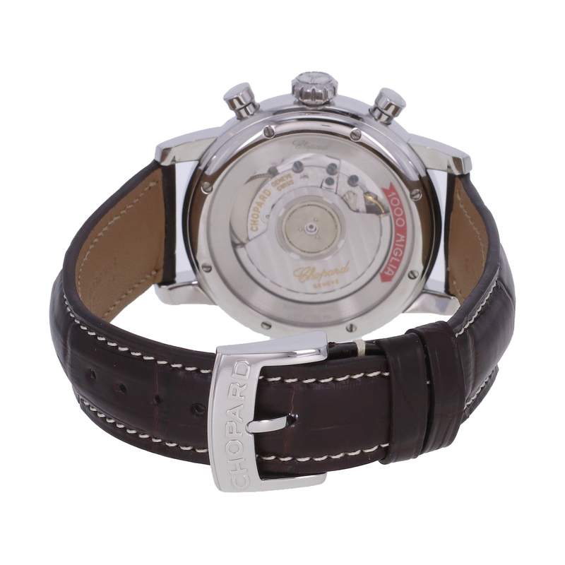 Montre d'occasion CHOPARD Mille Miglia Chronographe homme automatique bracelet cuir cresus - vue 3
