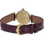 Montre d'occasion CARTIER Must Colisée femme quartz bracelet cuir cresus - vue 3