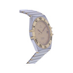 Montre d'occasion OMEGA Constellation Chronometer mixte mouvement automatique certifié (cosc) bracelet or jaune 750/000 et acier - vue 2
