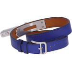 Montre d'occasion HERMES Kelly Lock femme quartz bracelet cuir d'origine - vue 3