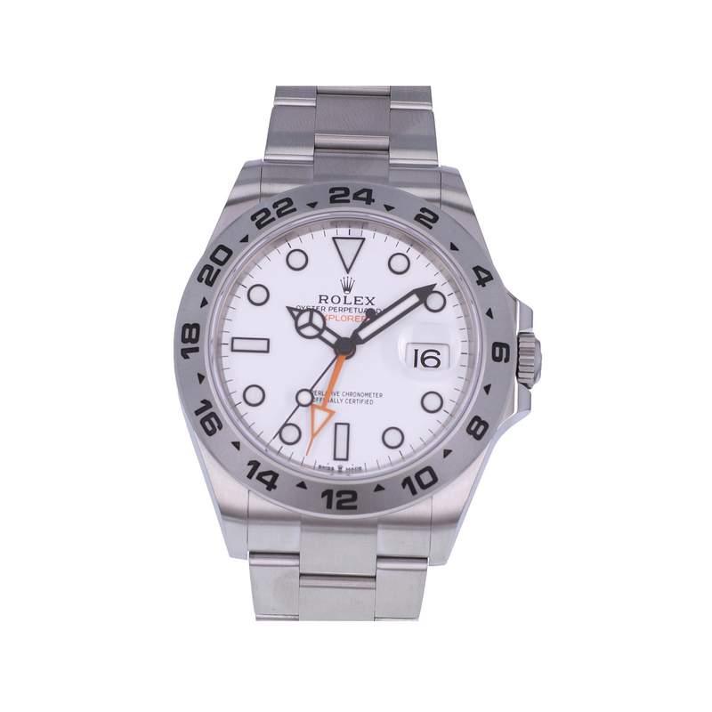 Montre d'occasion ROLEX Explorer II homme mouvement automatique certifié (cosc) bracelet acier - vue 1