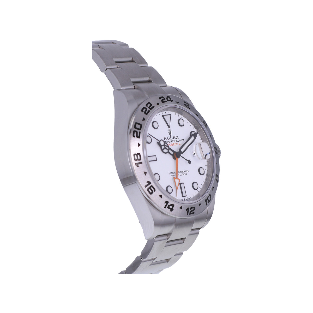 Montre d'occasion ROLEX Explorer II homme mouvement automatique certifié (cosc) bracelet acier - vue 2