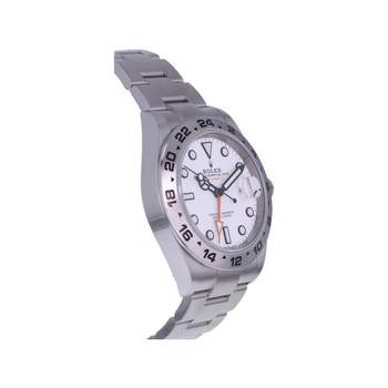 Montre d'occasion ROLEX Explorer II homme mouvement automatique certifié (cosc) bracelet acier