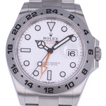 Montre d'occasion ROLEX Explorer II homme mouvement automatique certifié (cosc) bracelet acier - vue D1