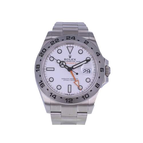 Montre d'occasion ROLEX Explorer II homme mouvement automatique certifié (cosc) bracelet acier