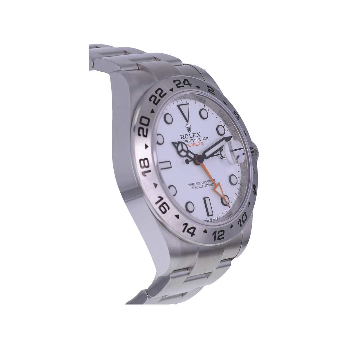 Montre d'occasion ROLEX Explorer II homme mouvement automatique certifié (cosc) bracelet acier - vue 2