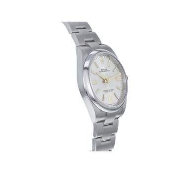 Montre d'occasion ROLEX Oyster Perpetual homme mouvement automatique certifié (cosc) bracelet acier