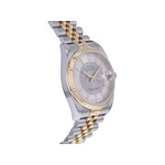 Montre d'occasion ROLEX DateJust 36 mixte mouvement automatique certifié (cosc) bracelet or jaune 750/000 et acier - vue 2